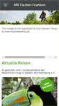 Mobile Screenshot of mr-tauber-franken.de